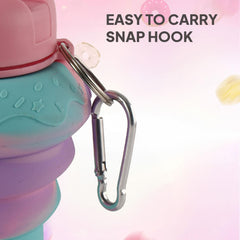 Expando Donut 600 Kids Silicone Bottle, 550 ml Pink