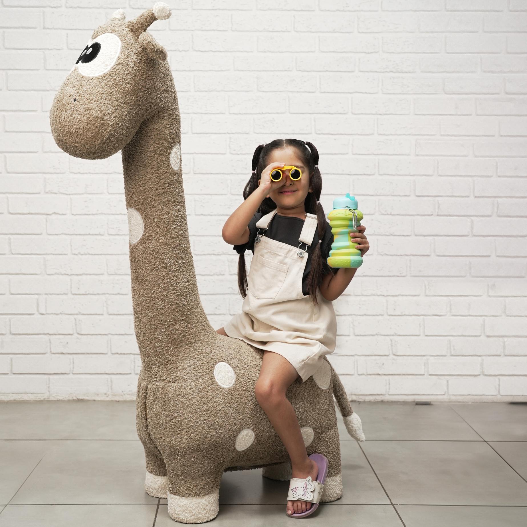 Expando Donut 600 Kids Silicone Bottle, 550 ml Blue