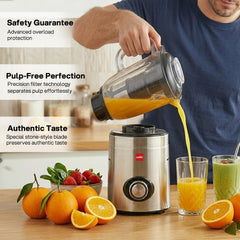 Steelox Pro 1000W Mixer Grinder with 3 Stainless Steel Jars, 1.5L Juicer Jar with 5-Year Warranty 1000