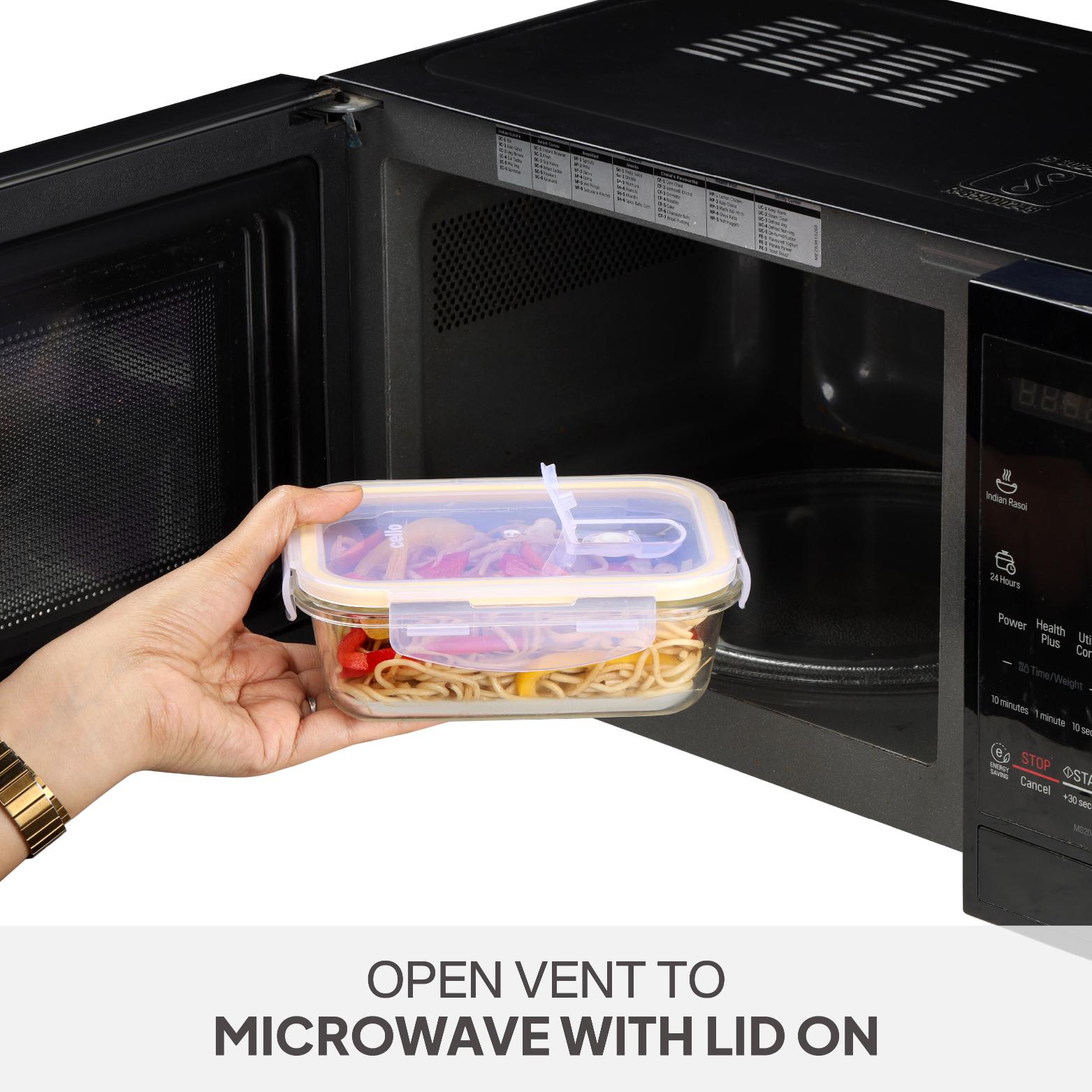 Fit & Fresh Royale Glass Container 3 Pcs / Rectangle