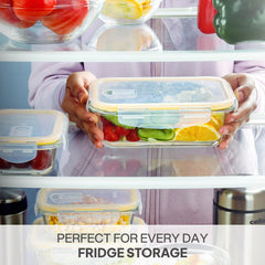 Fit & Fresh Royale Glass Container 2 Pcs / Rectangle