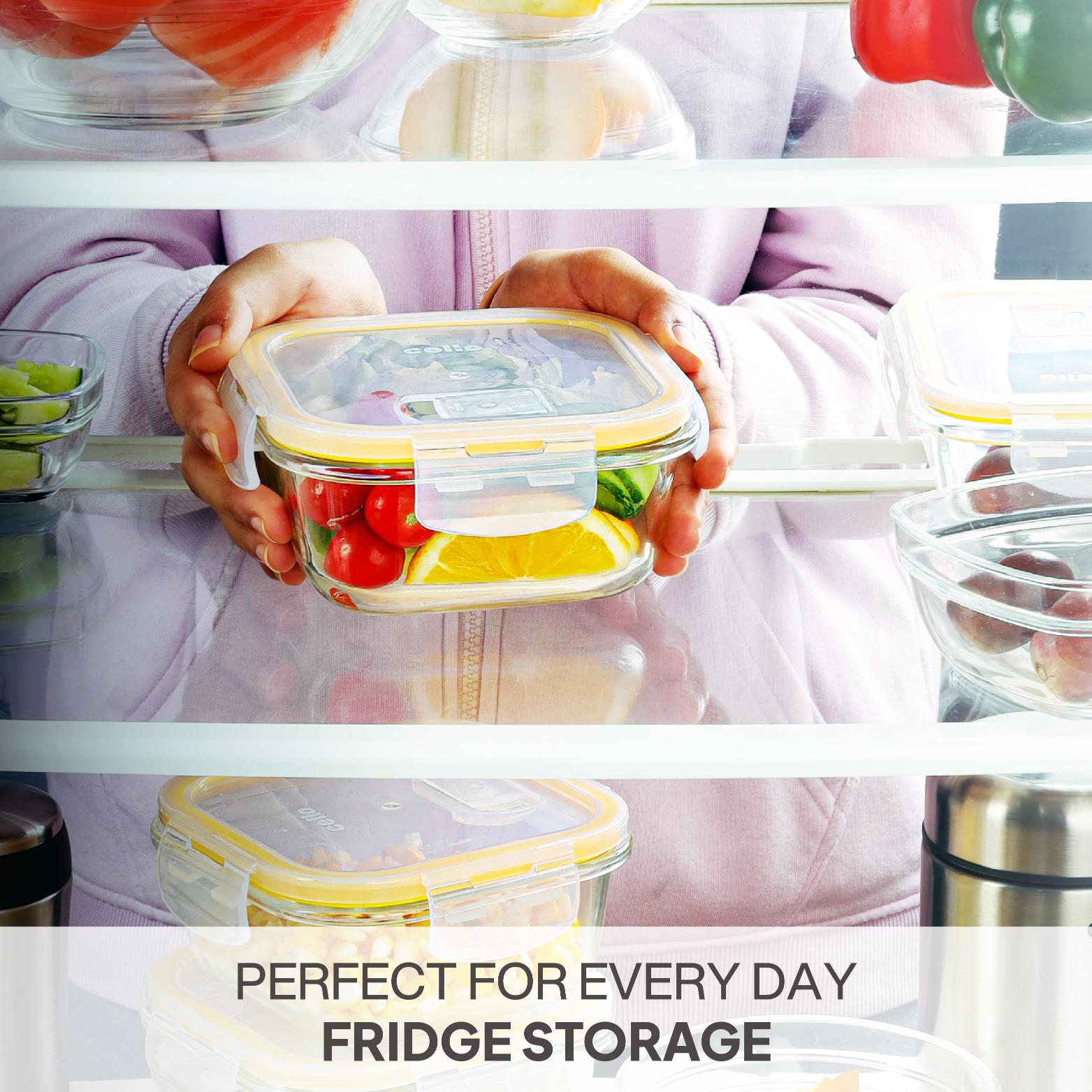 Fit & Fresh Royale Glass Container 3 Pcs / Square