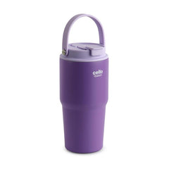 Quench Go Insulated Travel Tumbler with Lid and Straw Purple / 600ml