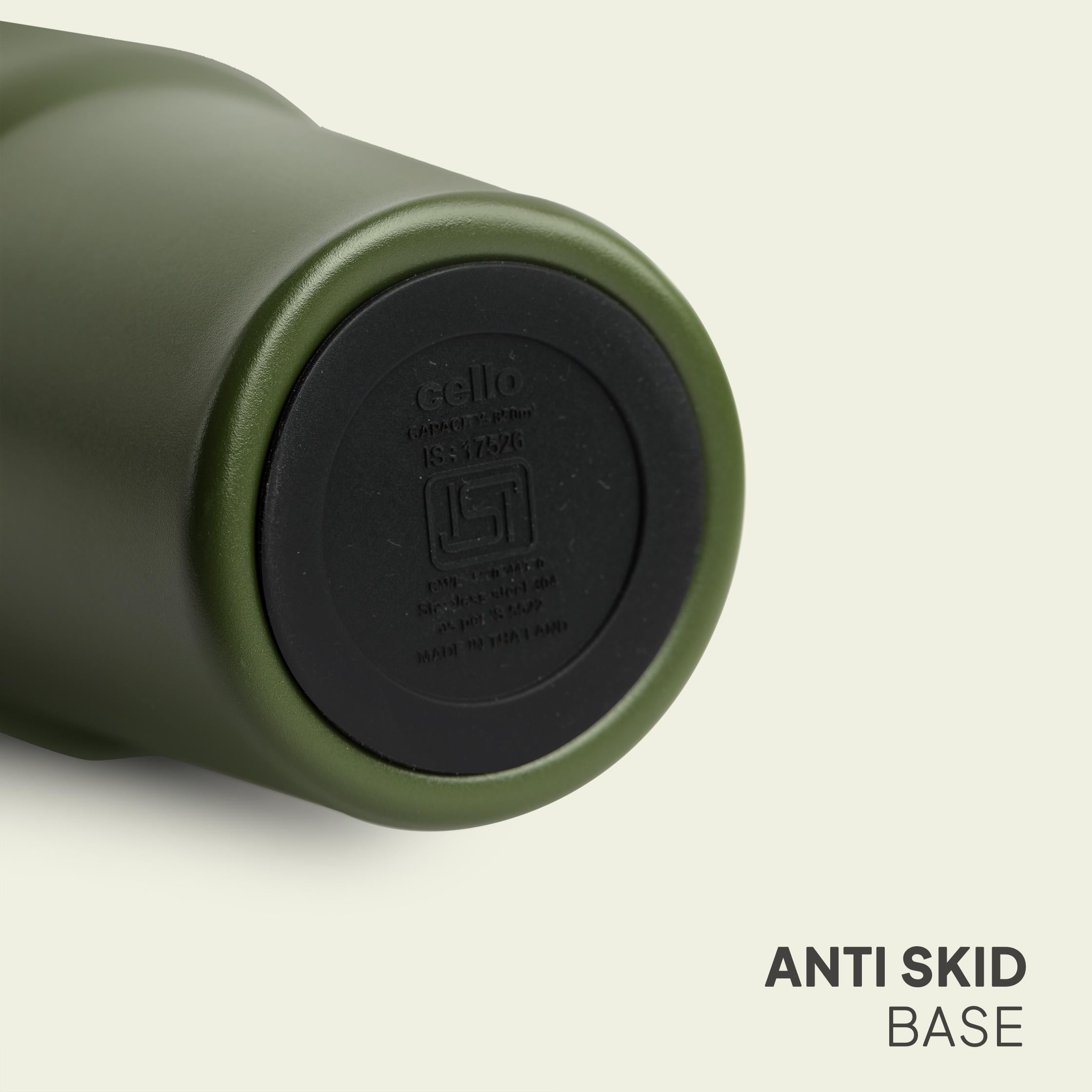 Quench Go Insulated Travel Tumbler with Lid and Straw Green / 850ml