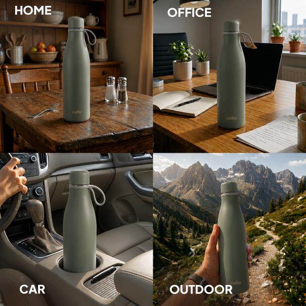 Duro Oxy 900ml Flask Military Green / 900ml
