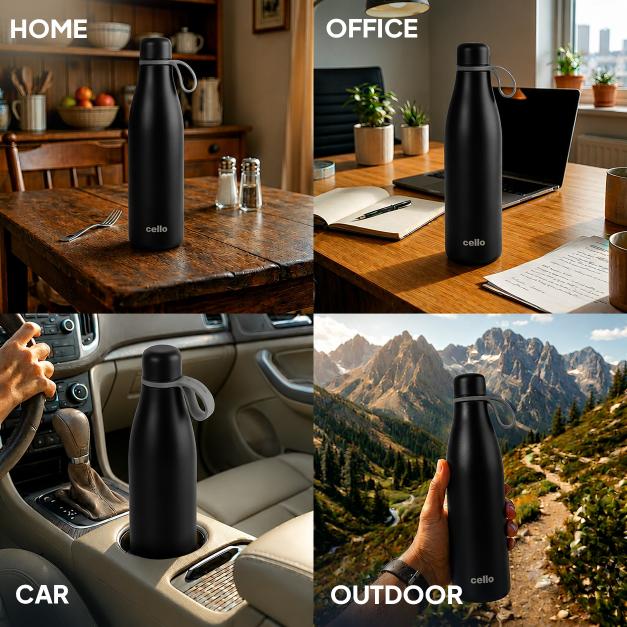 Duro Oxy 900ml Flask Black / 900ml