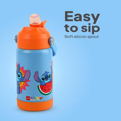 Gen Alpha Kids Flask Stitch Orange