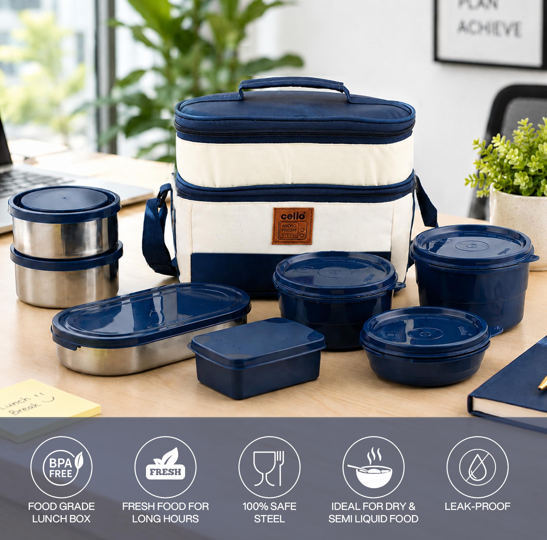 All Day Meal Lunch Box, Set of 8