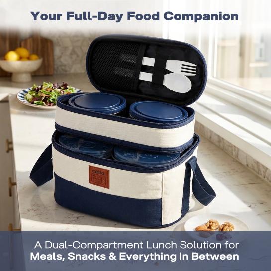 All Day Meal Lunch Box, Set of 8