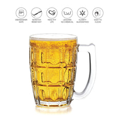 Executive 400 ml Beer Mug 2 Pcs Set 2 Pcs