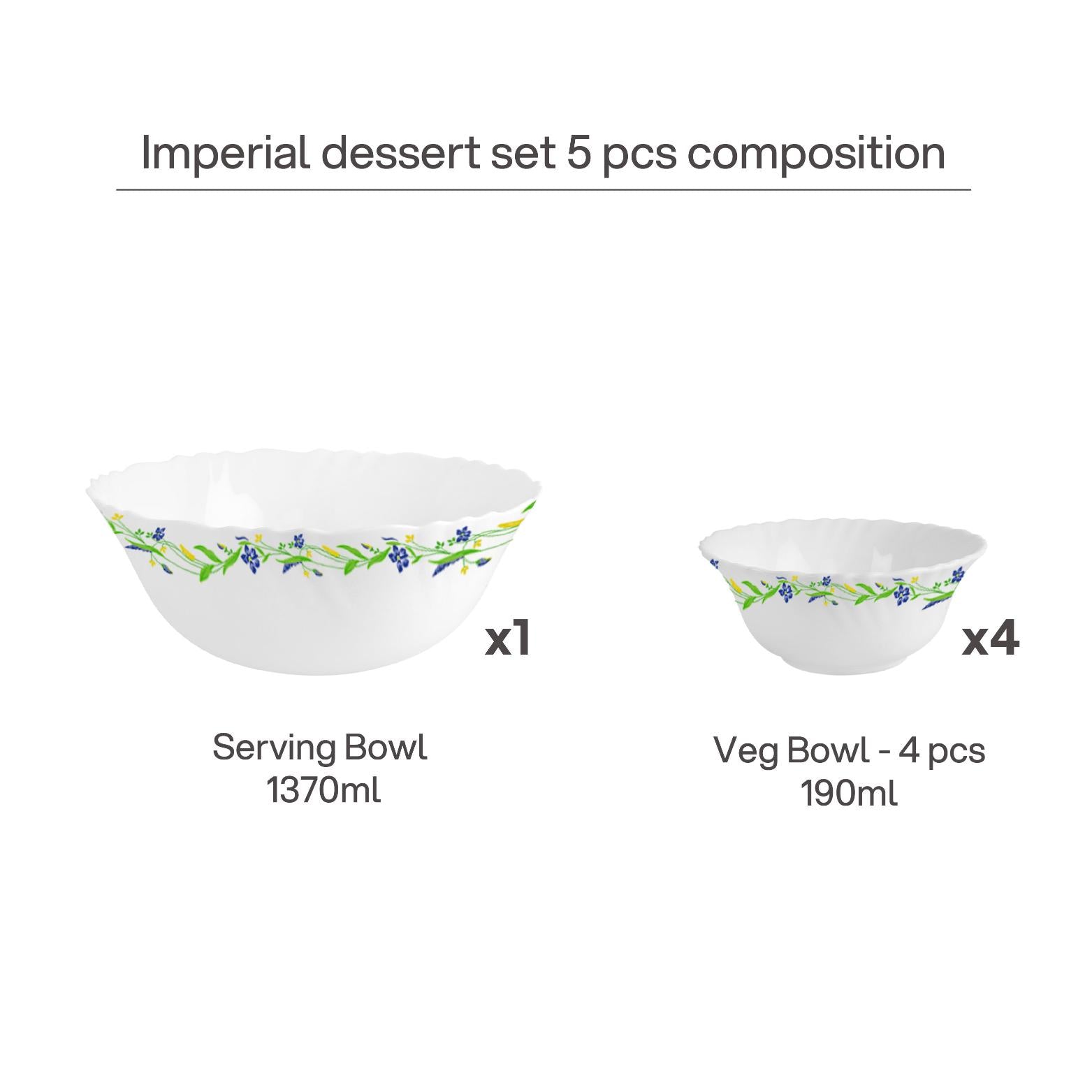 Imperial Dessert Set 7pc- Amazon Creeper 7 Pcs