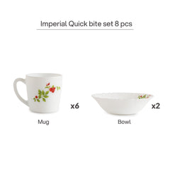 Quick Bite Set 8 Pcs - Blue Creeper 8 Pcs