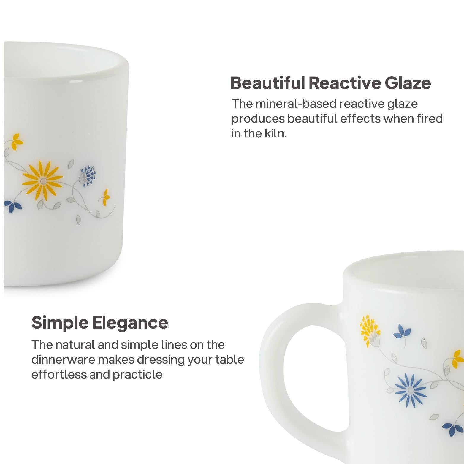 Dazzle Coffee Set 7pc - Blooming Daisy 7 Pcs