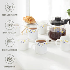 Dazzle Coffee Set 7pc - Blooming Daisy 7 Pcs