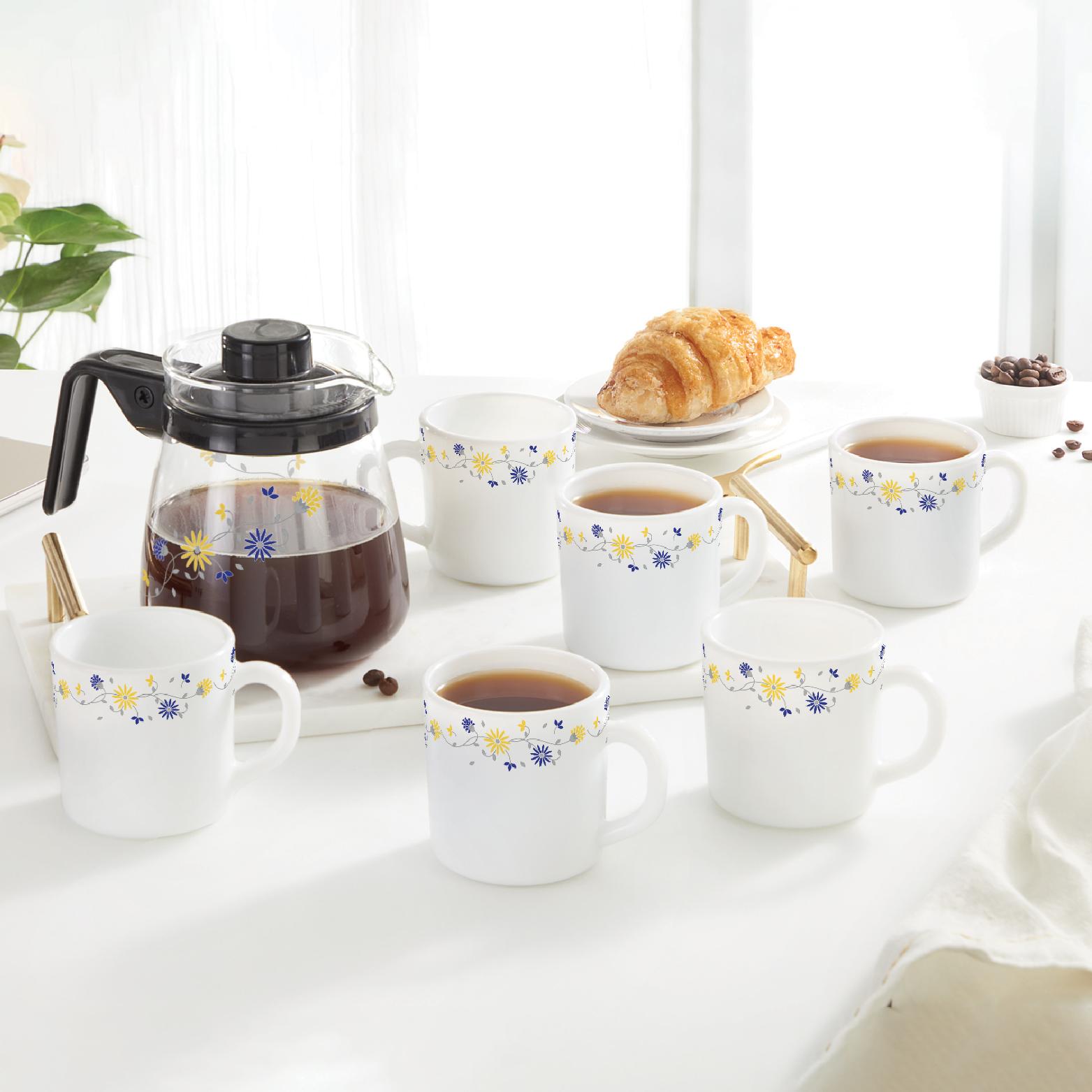 Dazzle Coffee Set 7pc - Blooming Daisy 7 Pcs