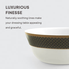 Solitaire Opalware Dinner Set,  Emerald 27 Pcs