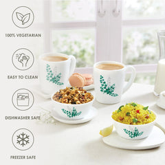 Imperial Series Breakfast Bowl & Mug  Set 4 Pcs