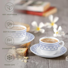 Ariana Premium Cup & Saucer 12pcs, Marina 12 Pcs