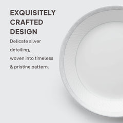 Feather Plus Opalware Dinner Set, Grace 27 Pcs