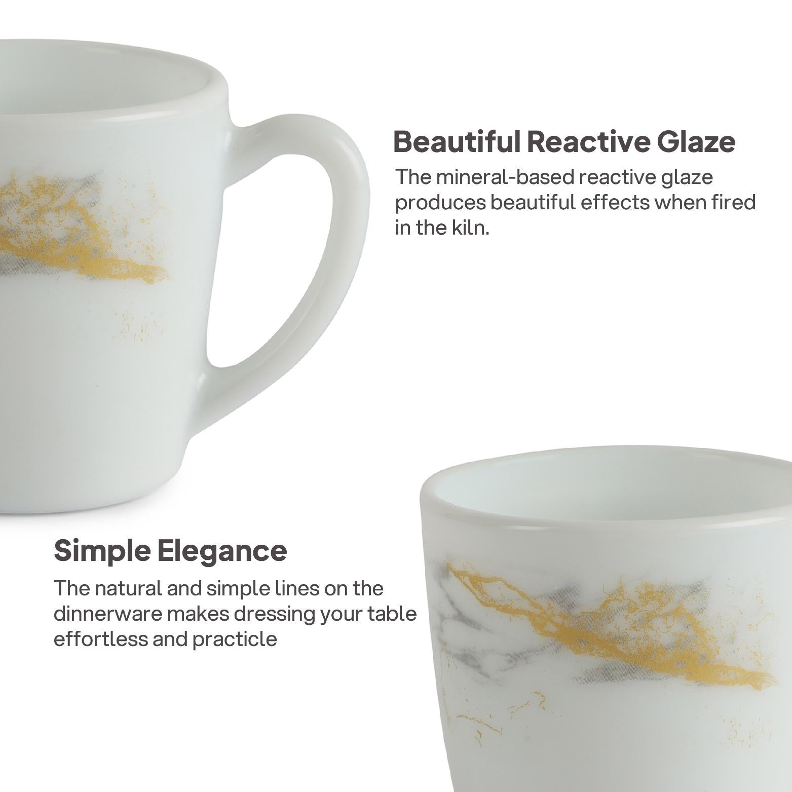 Divine Medium Mug - Marbella 6 Pcs