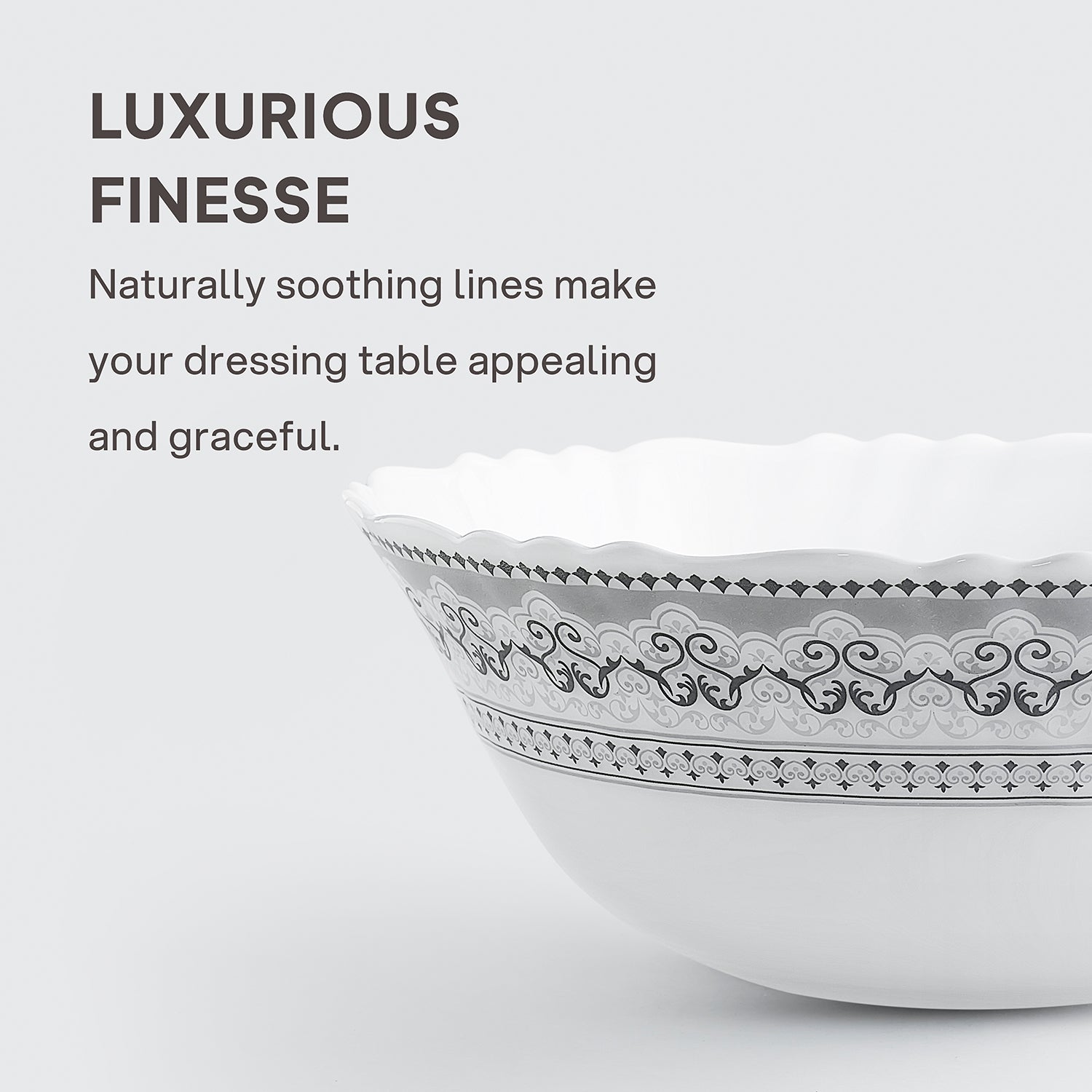 Imperial Plus Opalware Dinner Set, Oxford 33 Pcs