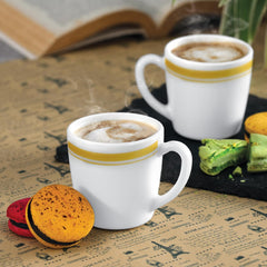 Divine Pre Ricca Mug M 6pc - Gold Lines 6 Pcs