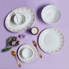 Imperial Plus Opalware Dinner Set, Victor 33 Pcs