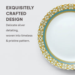 Imperial Plus Opalware Dinner Set, Morris 27 Pcs