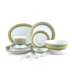 Imperial Plus Opalware Dinner Set, Morris 33 Pcs