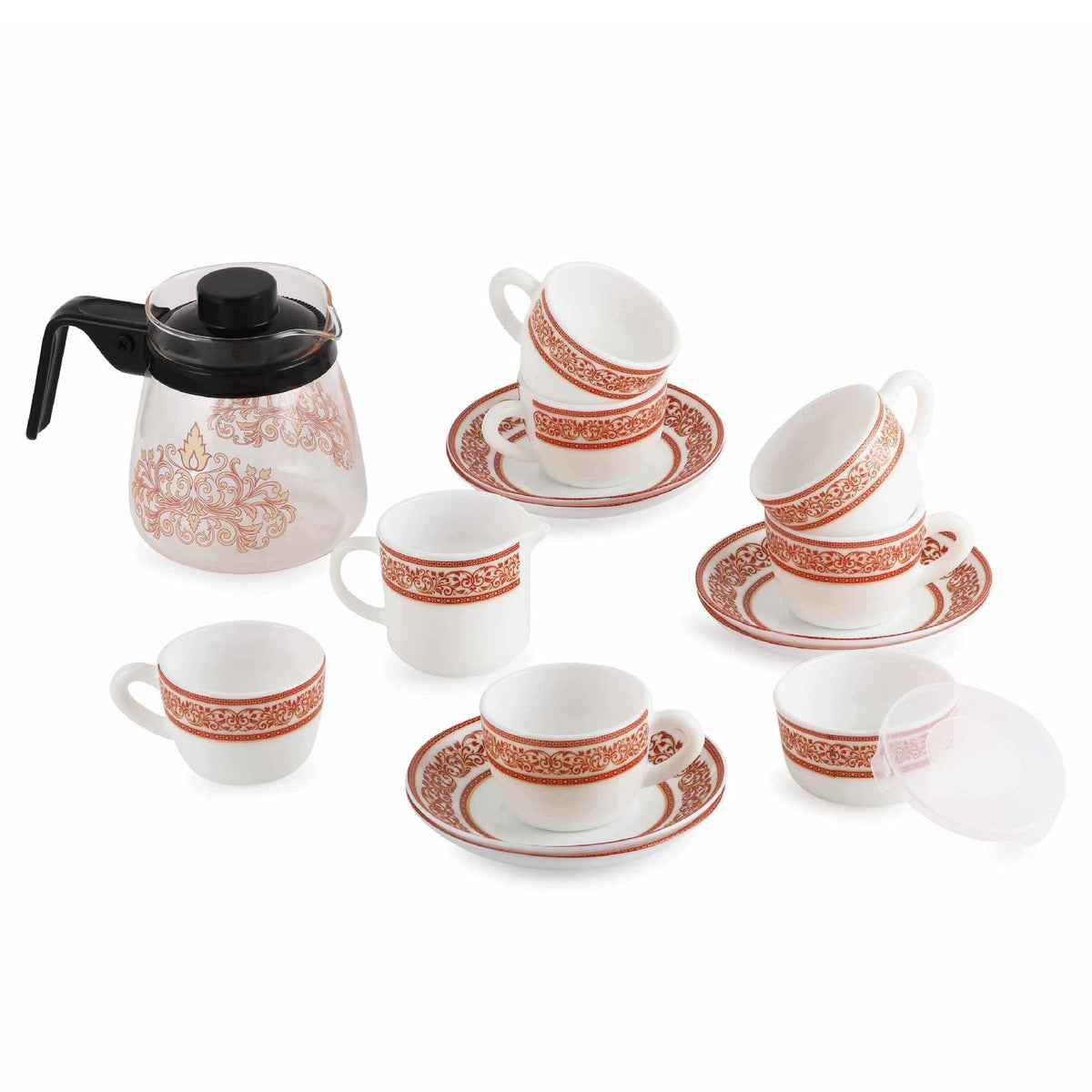 Solitaire Tea Set 15pc - Rosso 15 Pcs