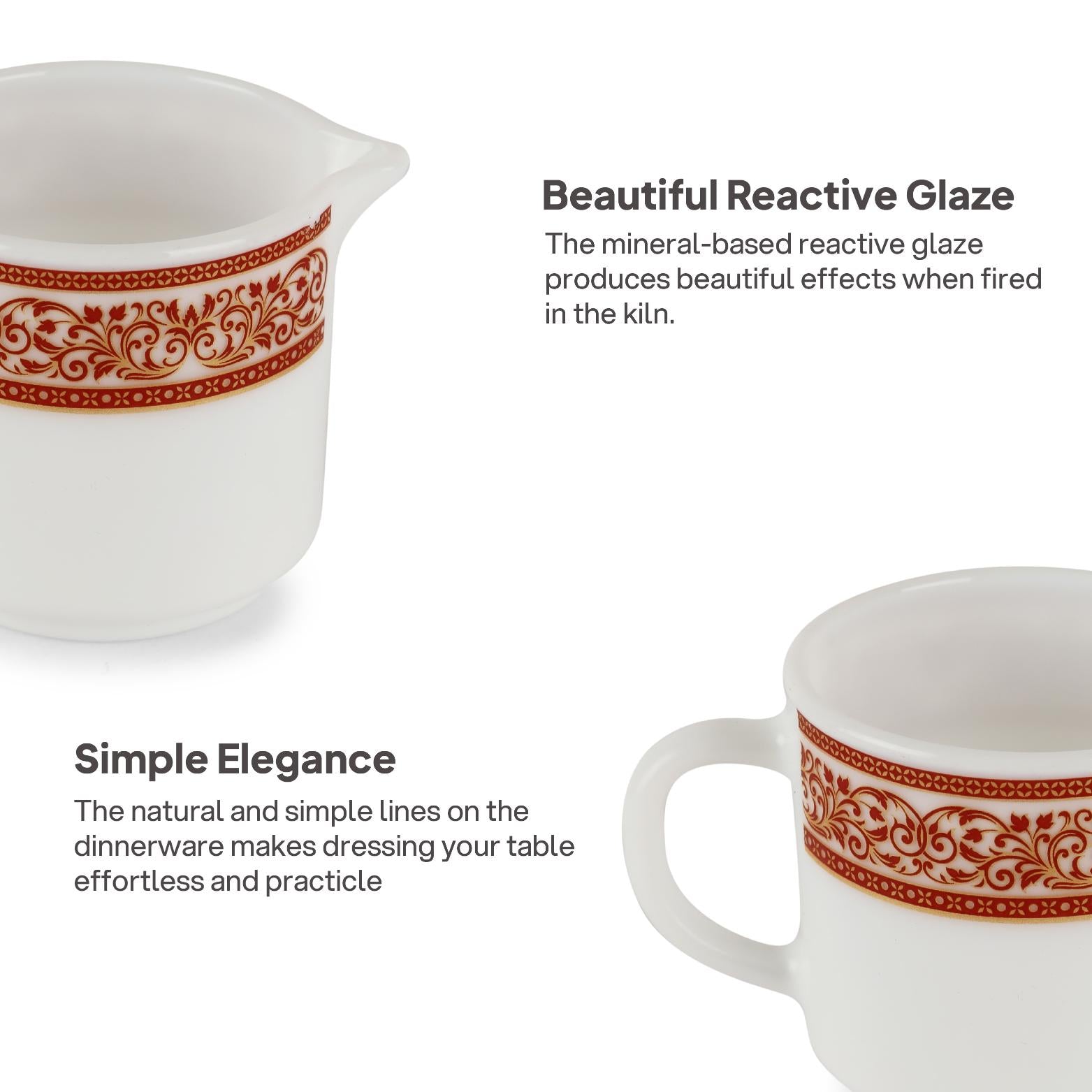 Solitaire Tea Set 15pc - Rosso 15 Pcs