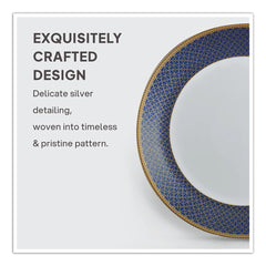 Solitaire Opalware Dinner Set, Sapphire 35 Pcs