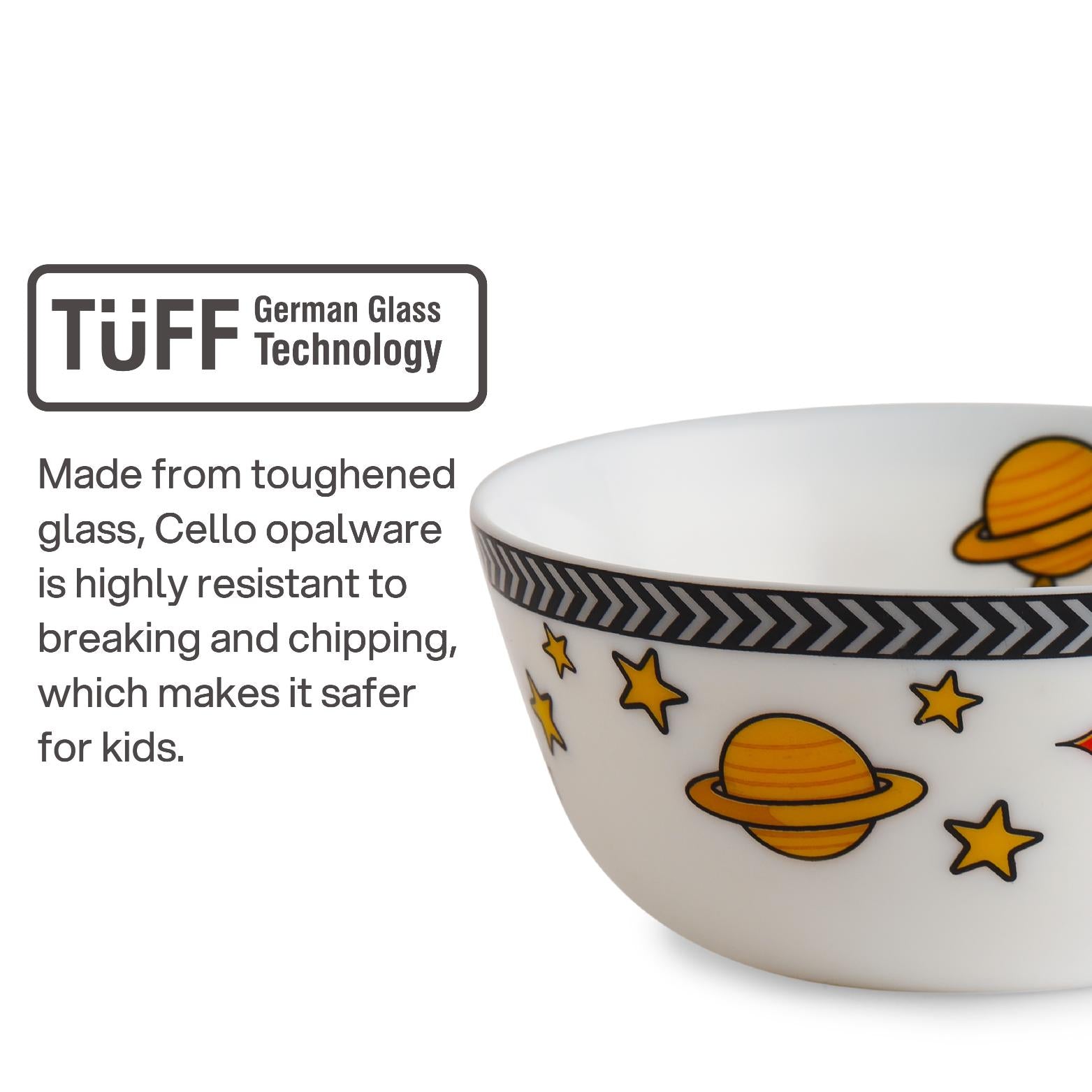 Kids Opal Dinner Set, 7 Pieces Moon Mates / 7Pcs