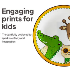 Kids Opal Dinner Set, 7 Pieces Sassy Rangers / 7Pcs