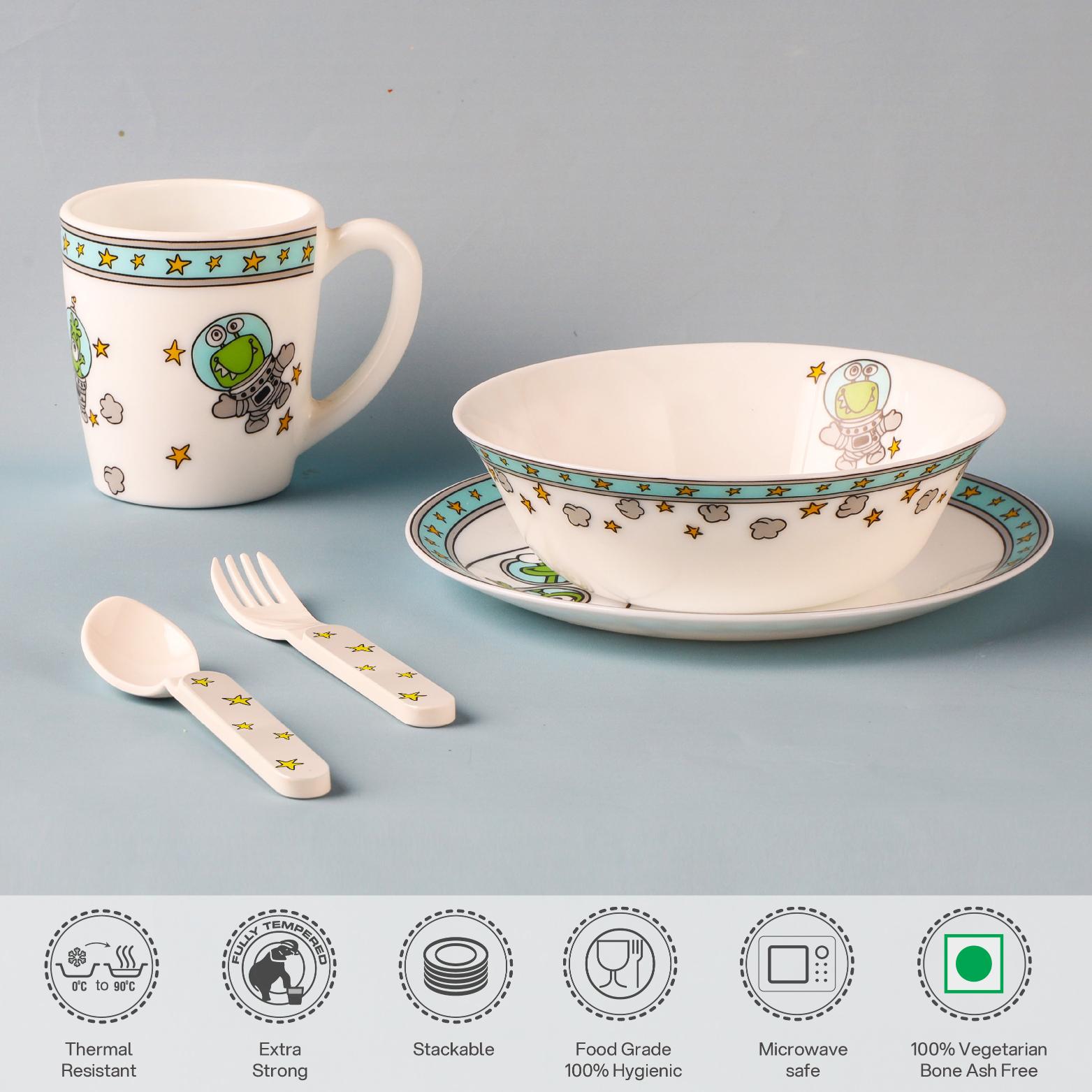 Kids Opal Snack Set, 5 Piece Alien Sprites / 5 Pcs