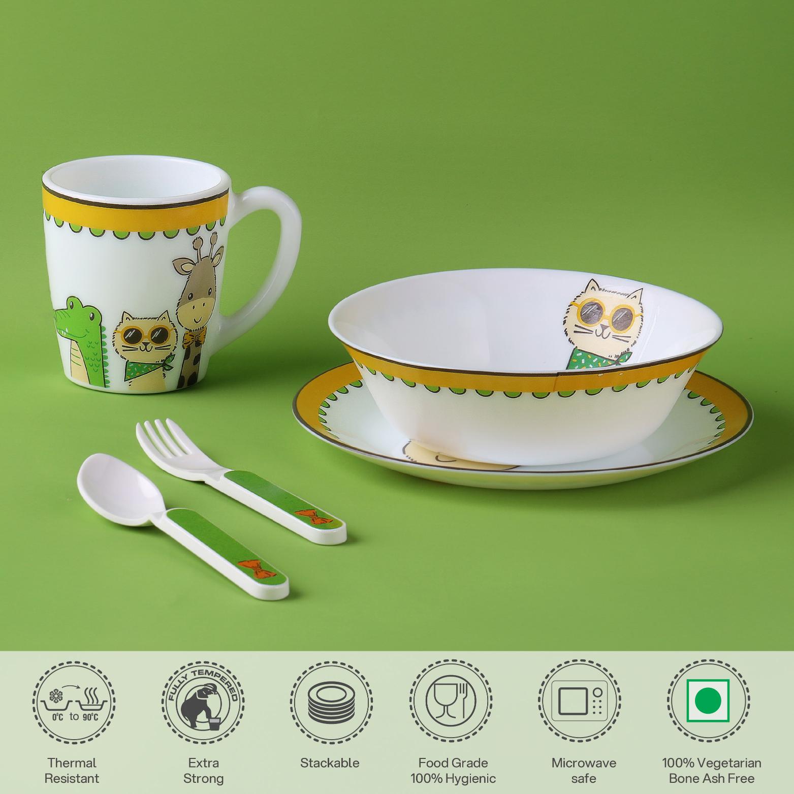 Kids Opal Snack Set, 5 Piece Sassy Rangers / 5 Pcs