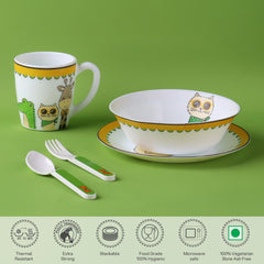 Kids Opal Snack Set, 5 Piece Sassy Rangers / 5 Pcs