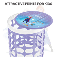 ToyNest Kids Multipurpose Storage, Stool & Laundry Basket Frozen Family