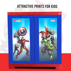 Mini Marvel Avenger Series Cupboard Red & Blue Design 1