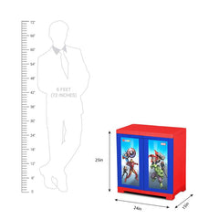 Mini Marvel Avenger Series Cupboard Red & Blue Design 1