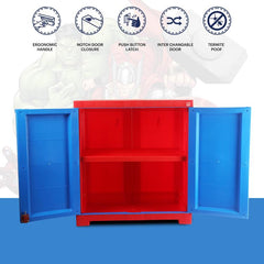 Mini Marvel Avenger Series Cupboard Red & Blue Design 2
