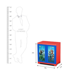 Mini Marvel Avenger Series Cupboard Red & Blue Design 2