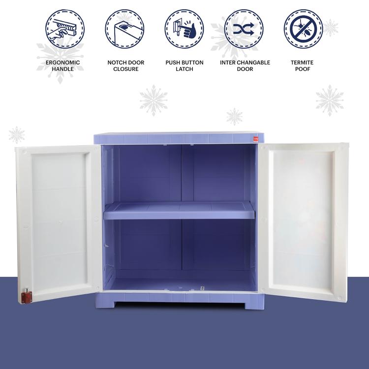 Mini Frozen Series Cupboard Purple & White Design 1