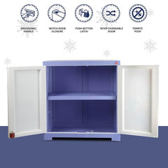 Mini Frozen Series Cupboard Purple & White Design 1