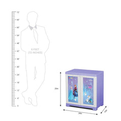 Mini Frozen Series Cupboard Purple & White Design 1