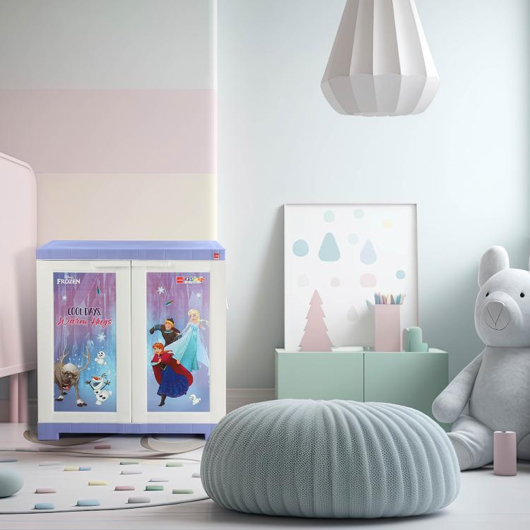 Mini Frozen Series Cupboard Purple & White Design 2