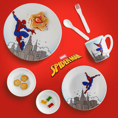 Kids Opal Dinner Set, 7 Pieces Spider Man / 7Pcs